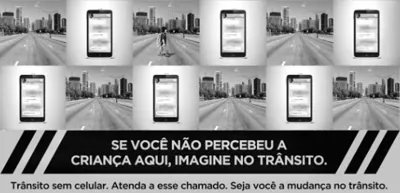 Questão Disponível em: www.paradapelavida.com.br. Acesso em: 15 nov. 2014.  Nesse texto, a combinação de elementos ver...