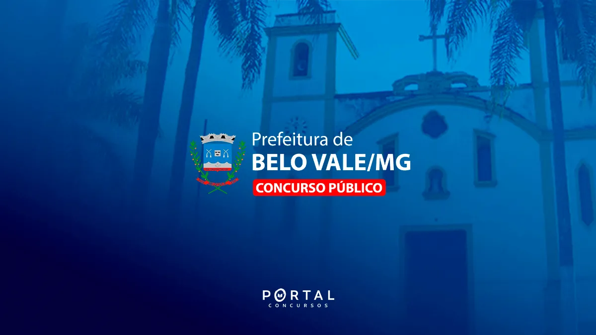 Concurso Belo Vale (MG): Instituto Consulplan é definido como banca para novo edital