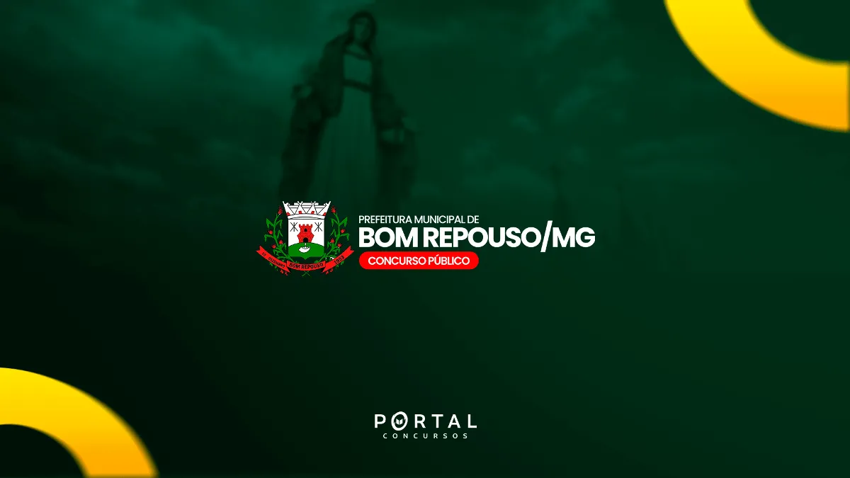 Concurso Prefeitura de Bom Repouso MG 2026: edital publicado com 332 vagas e salários de até R$ 19.641,00