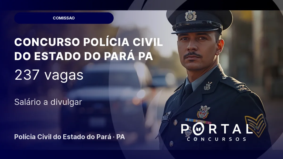 Concurso PC PA: comissão organizadora é formada; veja!