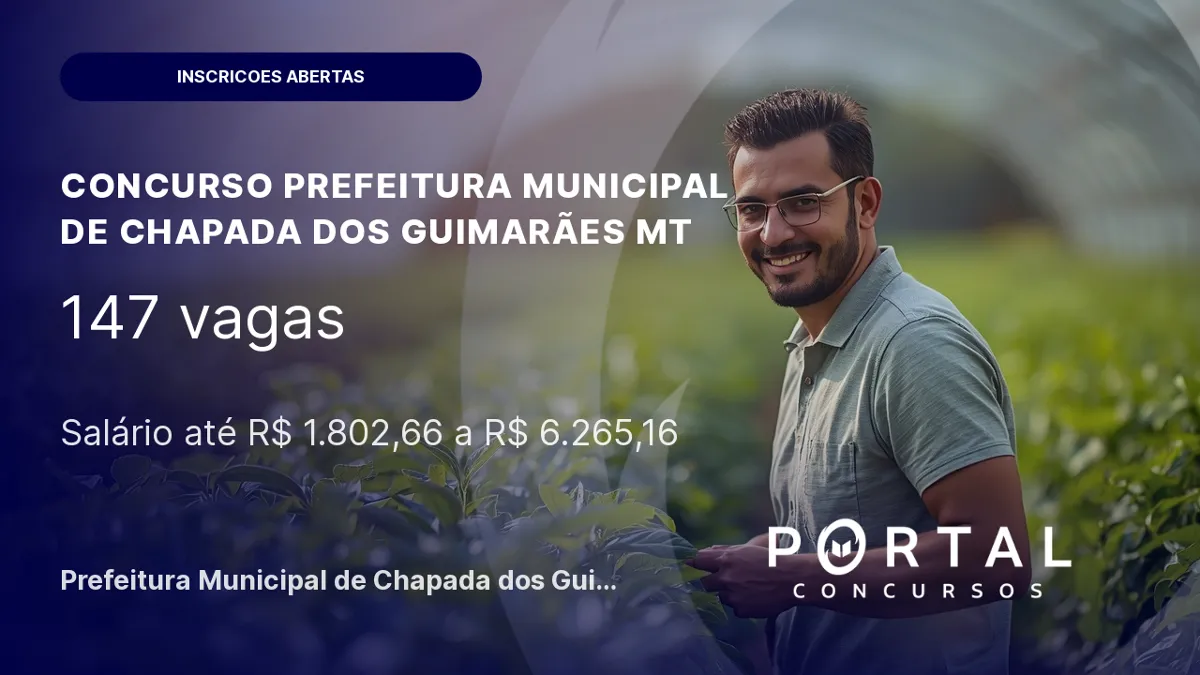 Concurso Chapada dos Guimarães: inscrições abertas