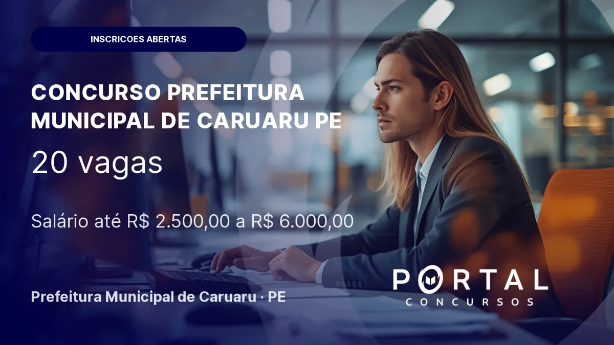 Concurso ISS Caruaru: inscrições abertas para 20 vagas