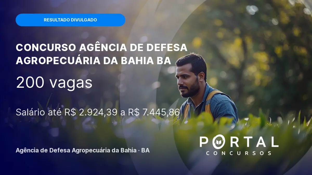 Resultados do Concurso ADAB 2026 são divulgados
