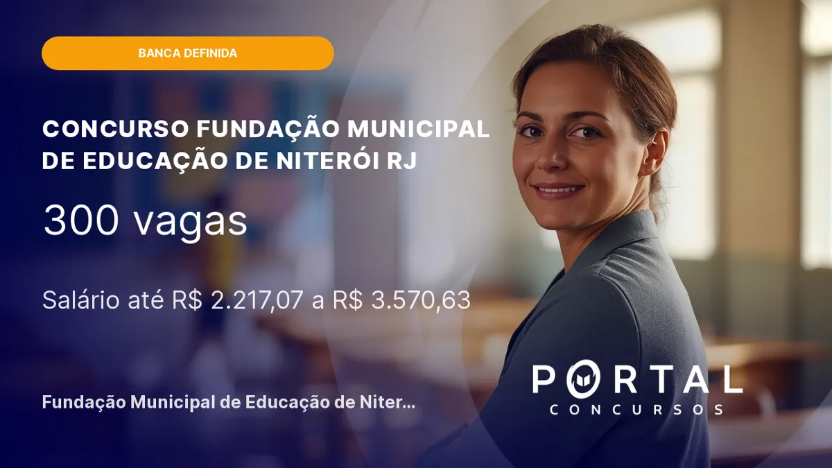 Concurso FME Niterói RJ: 300 vagas para agente de apoio escolar