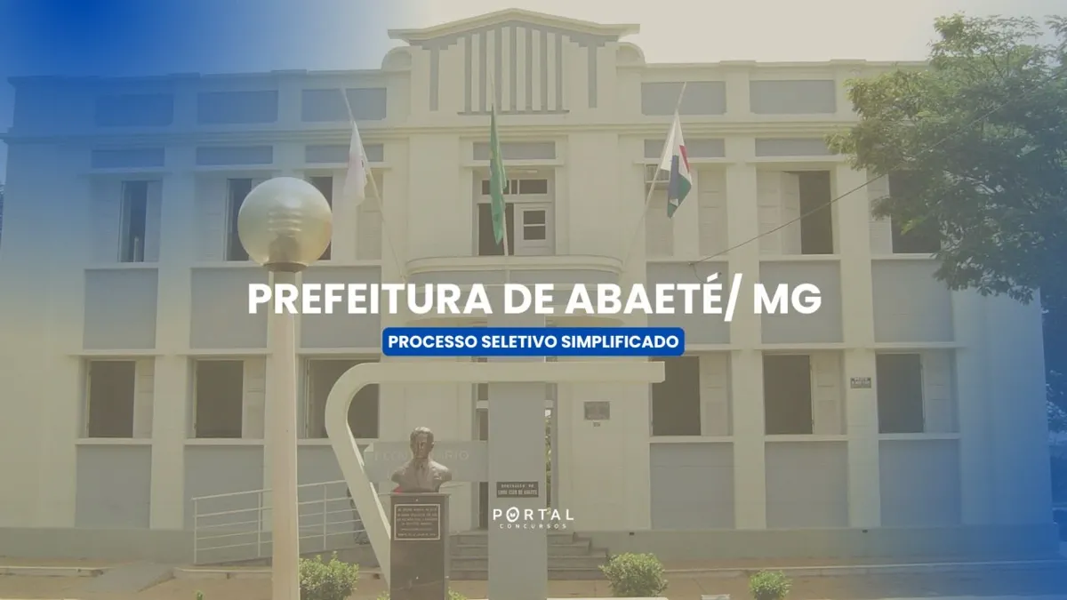 Processo Seletivo Simplificado Prefeitura de Abaeté (MG) 2026