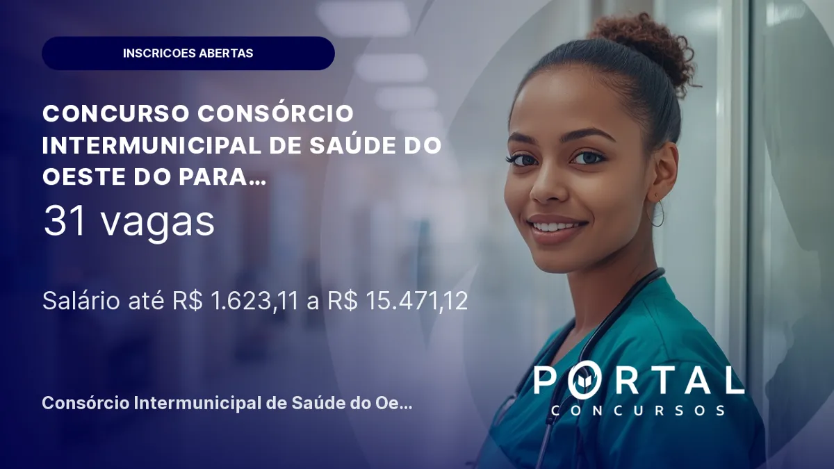 Concurso CISOP/ PR oferece 31 vagas com salários de até R$ 15,4 mil