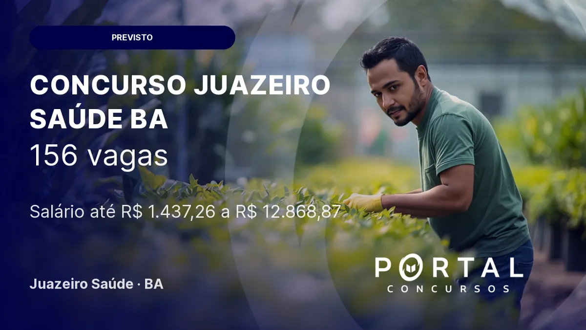 Concurso Juazeiro Saúde: edital previsto para 2027