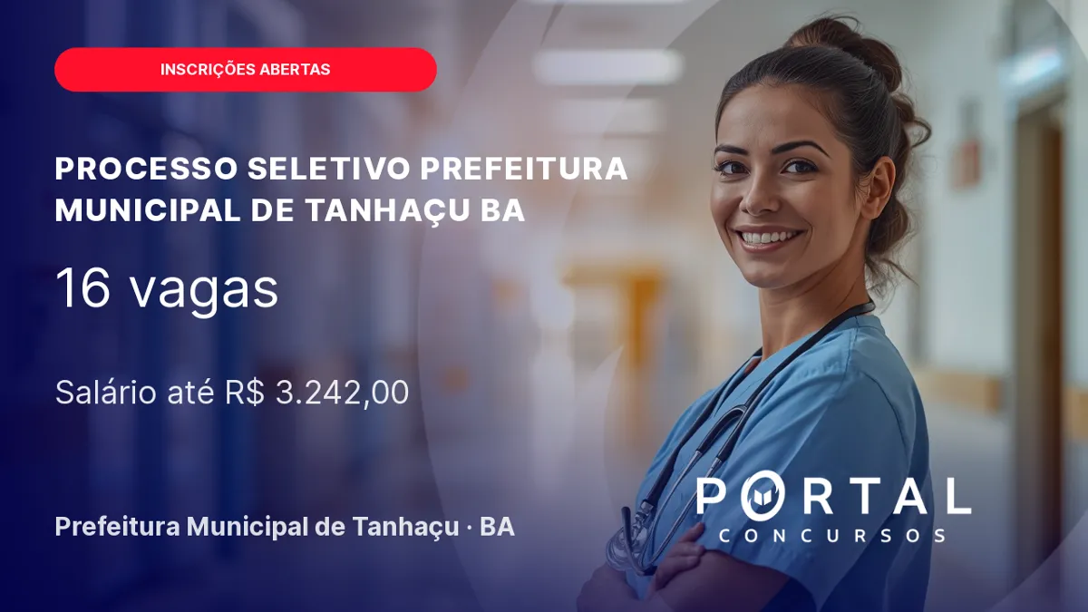 Seleção para Agentes de Saúde e Endemias em Tanhaçu - BA