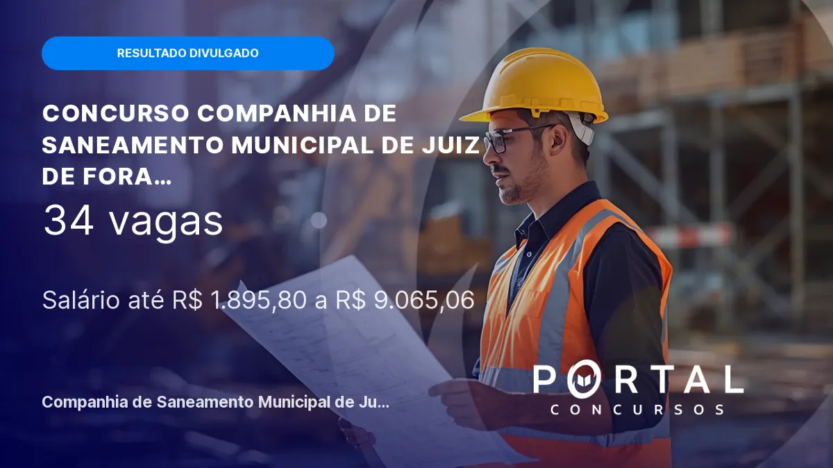 Gabaritos do Concurso CESAMA Juiz de Fora divulgados