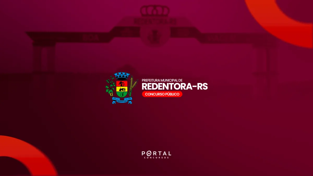Concurso Redentora RS: banca definida; edital terá 50 vagas para Prefeitura e Câmara Municipal