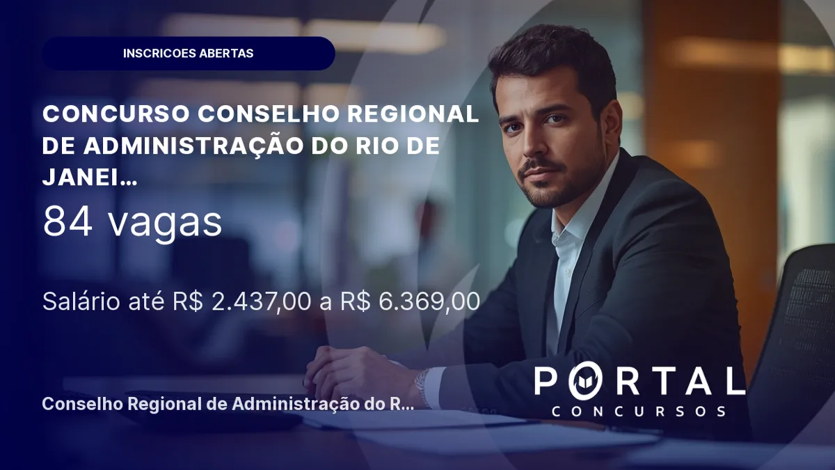 Concurso CRA RJ abre inscrições para 84 vagas