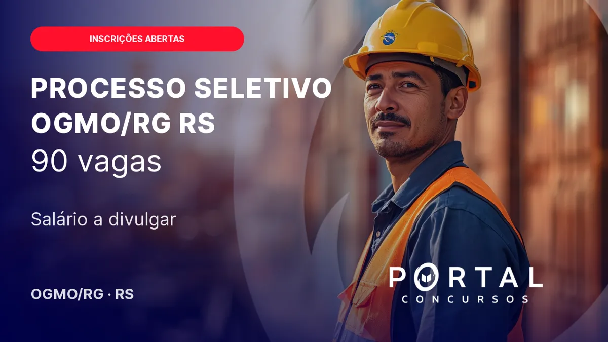 OGMO/RG (RS) reabre inscrições de PSS para 90 vagas de Estivador