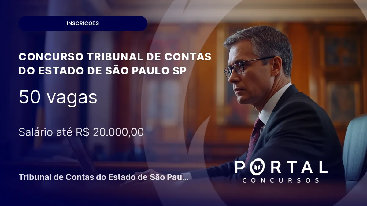 Últimas horas para inscrição no Concurso TCE SP