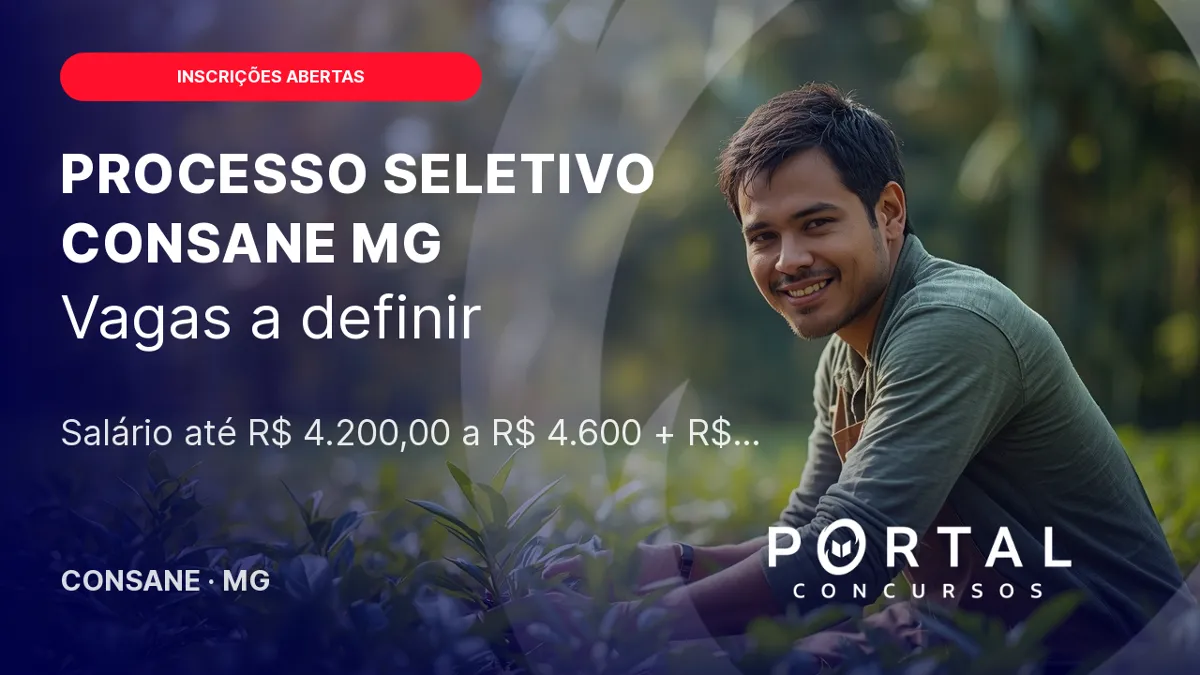 CONSANE (MG) abre processo seletivo para engenheiros e analistas