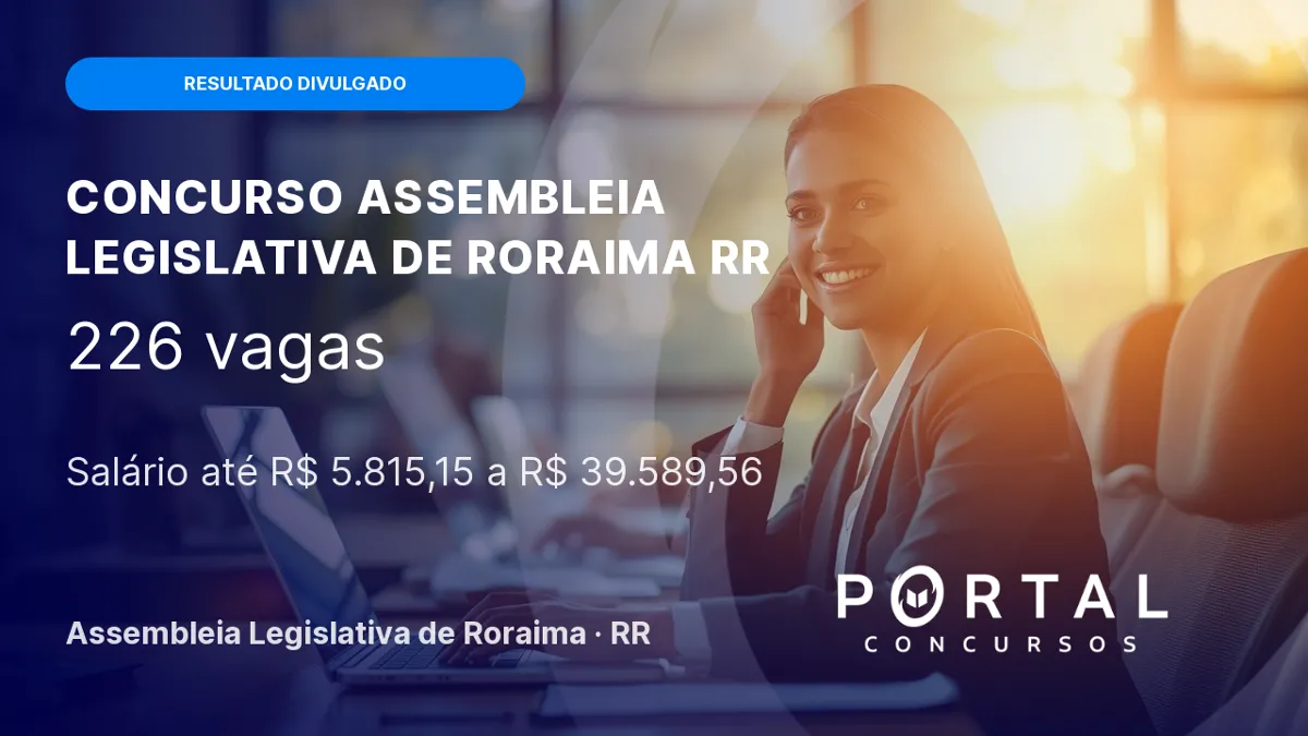 Resultado do Concurso ALE RR é divulgado