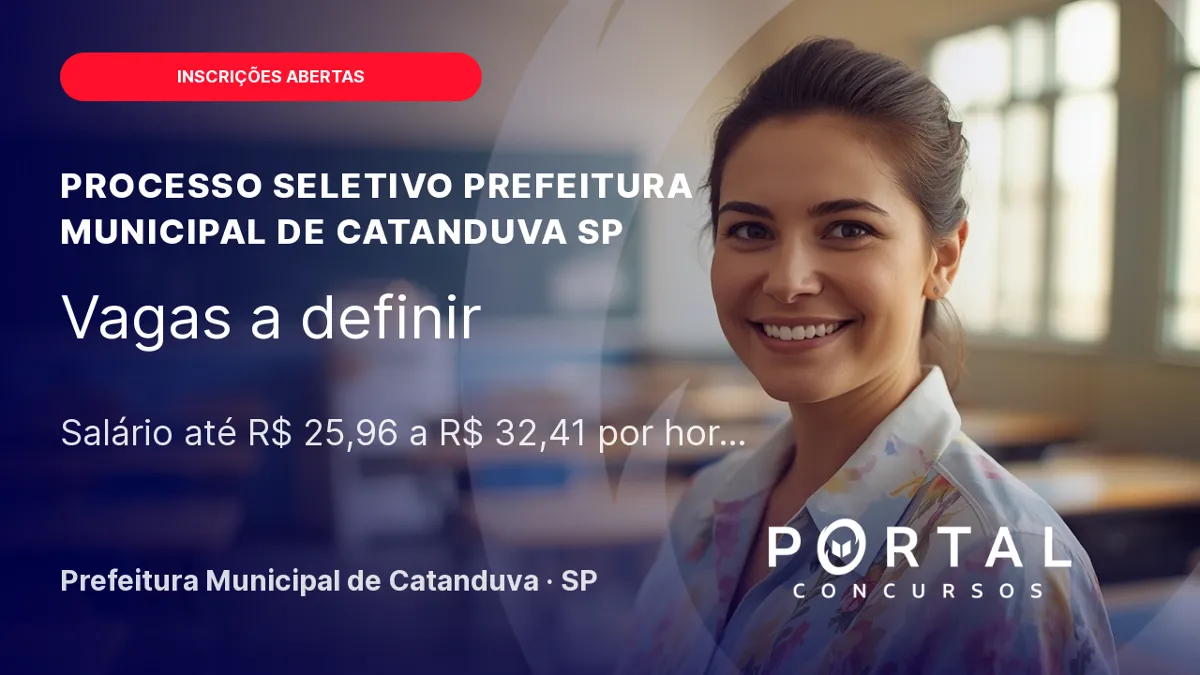 Processo Seletivo para professores em Catanduva/ SP