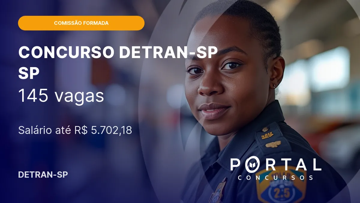 Comissão formada para concurso Detran SP 2026