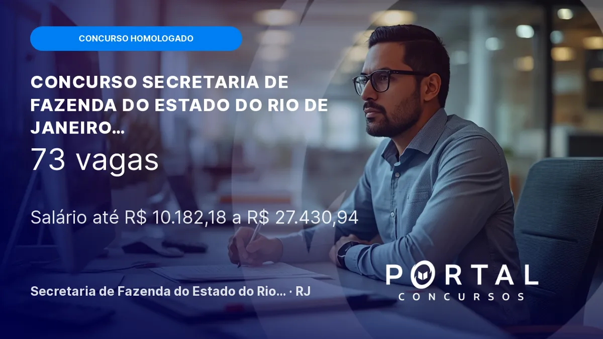 Concurso Sefaz RJ: Auditor homologado, Analista em andamento