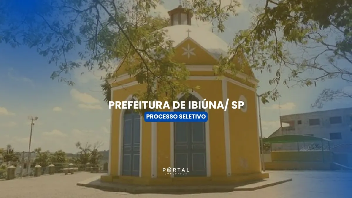 PSS Prefeitura de Ibiúna/ SP 2026: oferta de 33 vagas