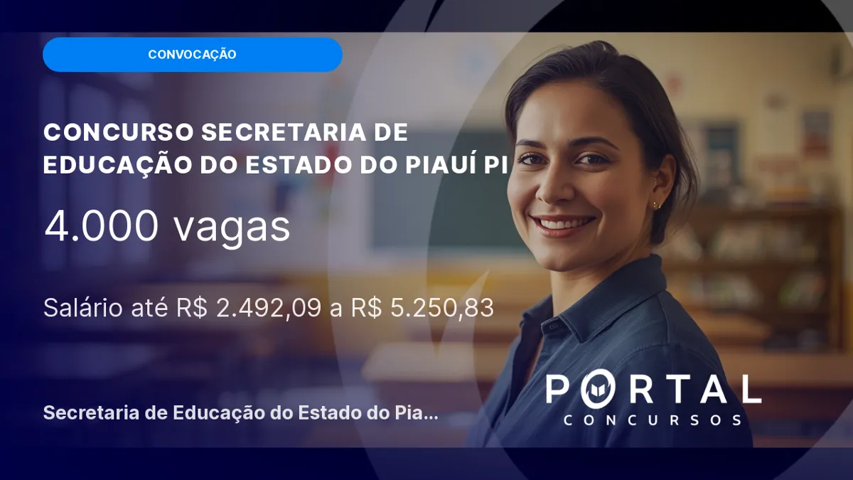 Concurso Seduc PI: convocação para Prova de Títulos