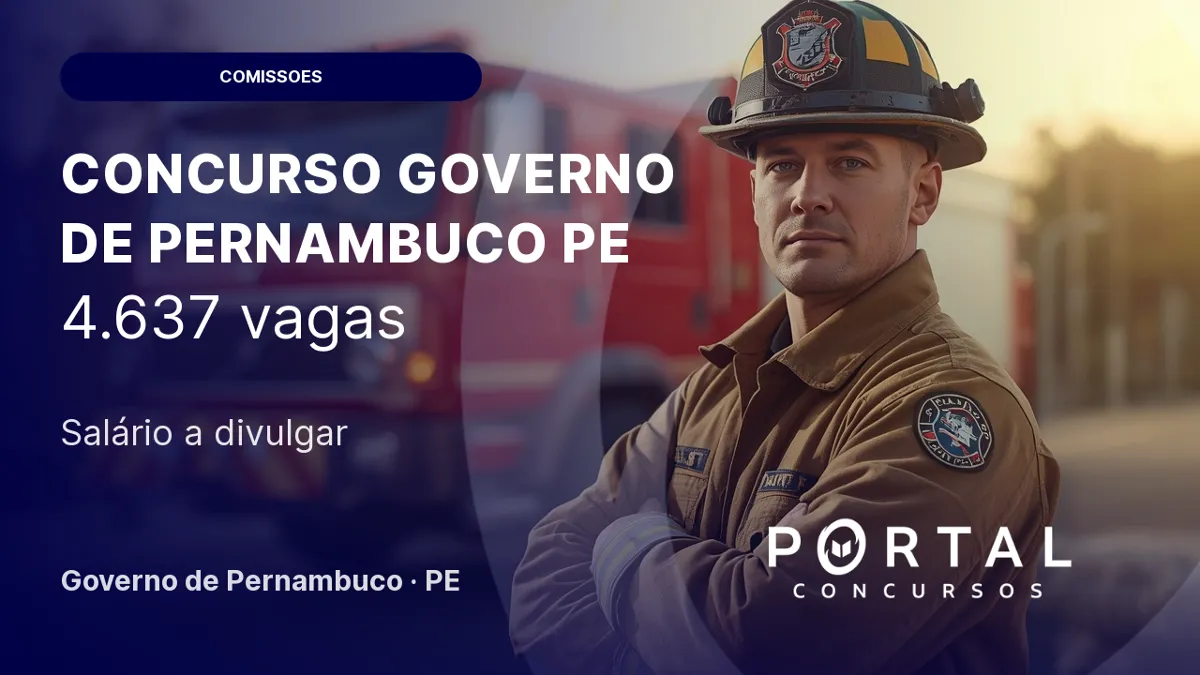 Concursos da Segurança Pública e Saúde de Pernambuco: comissões formadas