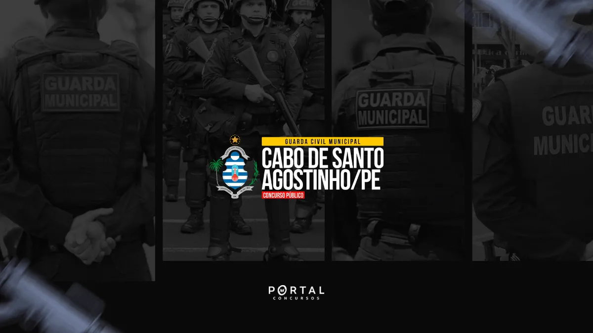 Concurso GCM Cabo de Santo Agostinho (PE): edital com 200 vagas para Guarda Municipal deve sair a qualquer momento