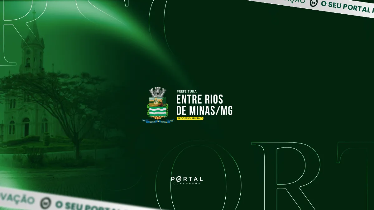  Prefeitura de Entre Rios de Minas/MG 2026 lança edital de Processo Seletivo e oferta 34 vagas para os cargos de ACS e ACE