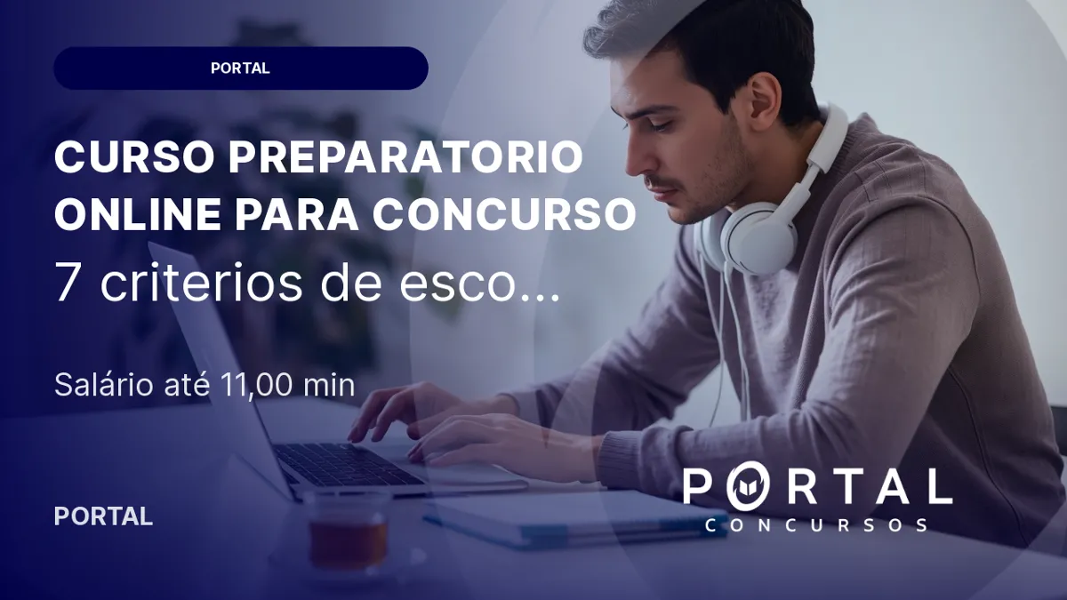 Curso preparatorio para concurso online: como escolher