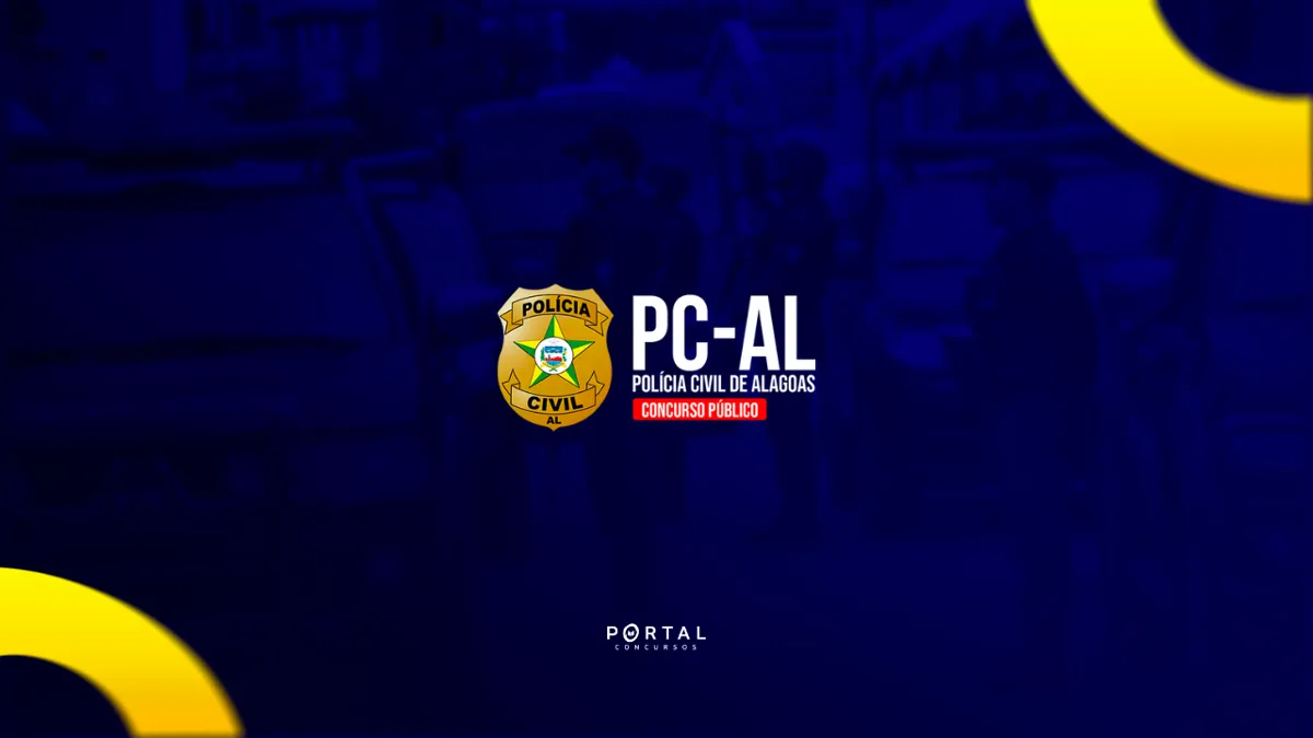 Concurso Polícia Civil AL: edital publicado com 300 vagas para Agente e Escrivão; provas em dezembro
