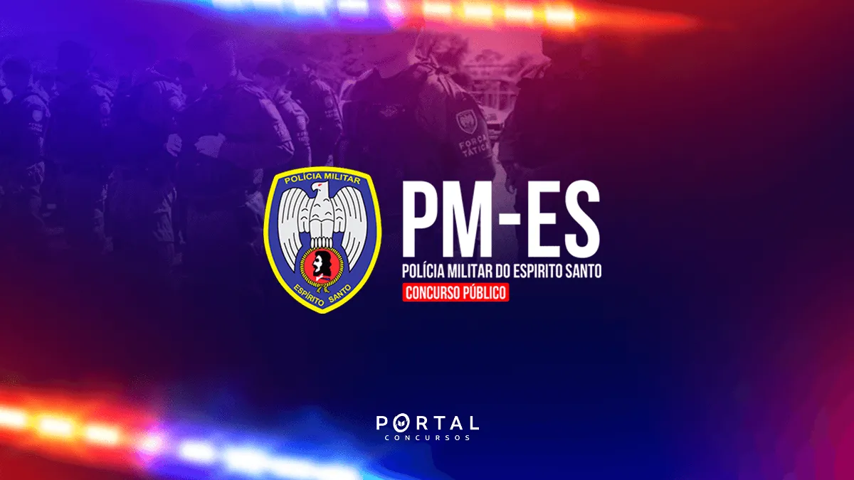 Concurso PM/ES 2026: Edital com 1.008 vagas para Soldado sai em abril