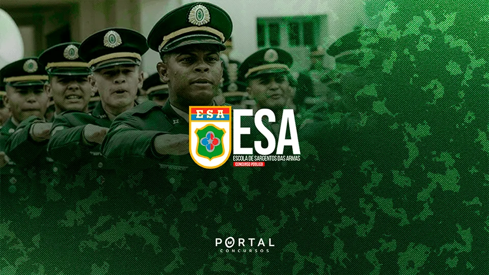 Edital ESA 2026: Exército abre 1.100 vagas para Sargentos com salários de até R$ 5,6 mil