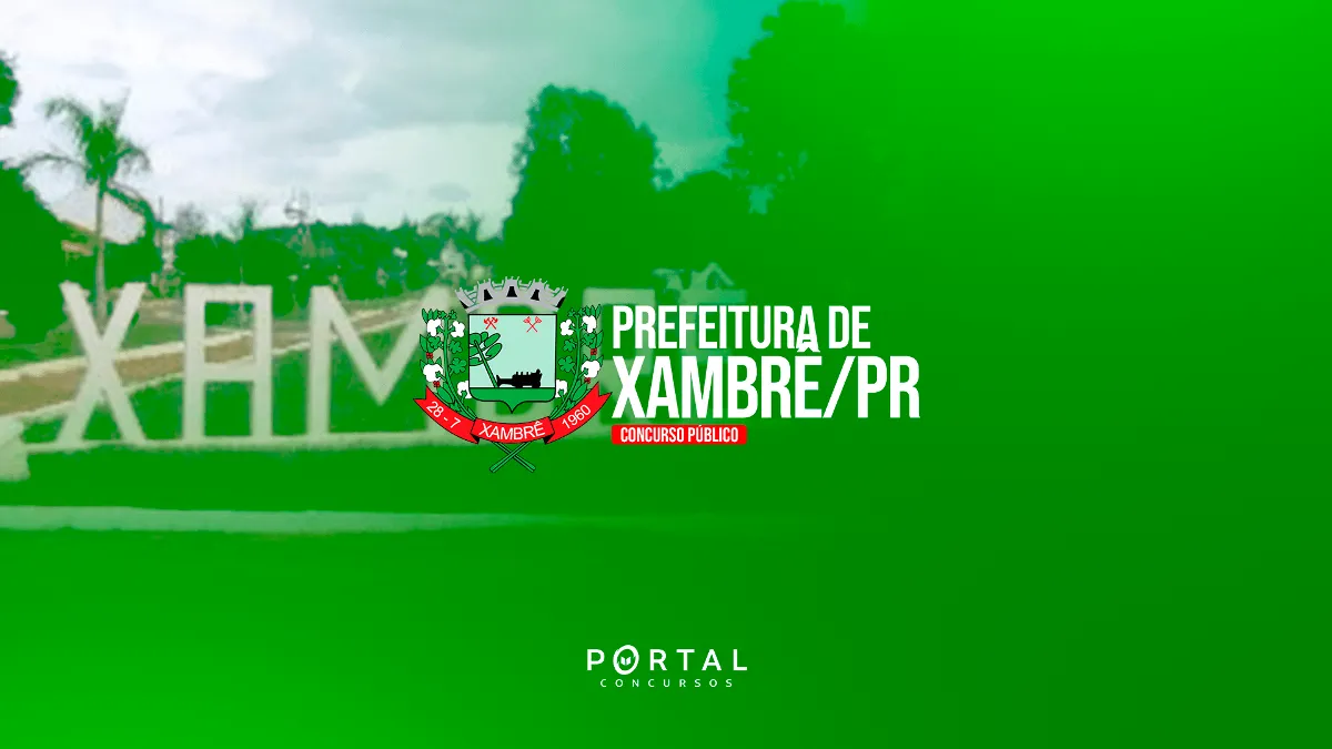 Concurso Xambrê (PR): Instituto Univida é definido como banca organizadora