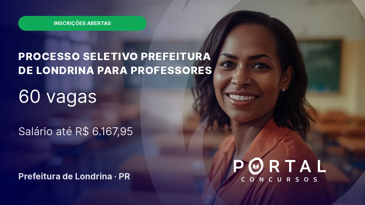 Processo seletivo Prefeitura de Londrina para professores